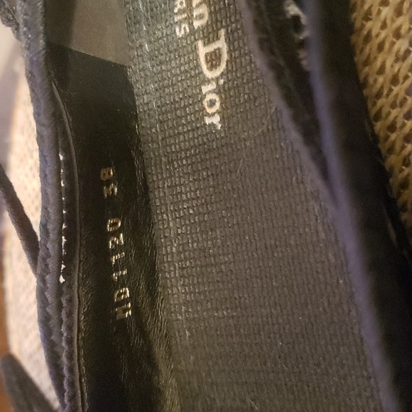 Dior Navy Poeme flat - Picture 3 of 8
